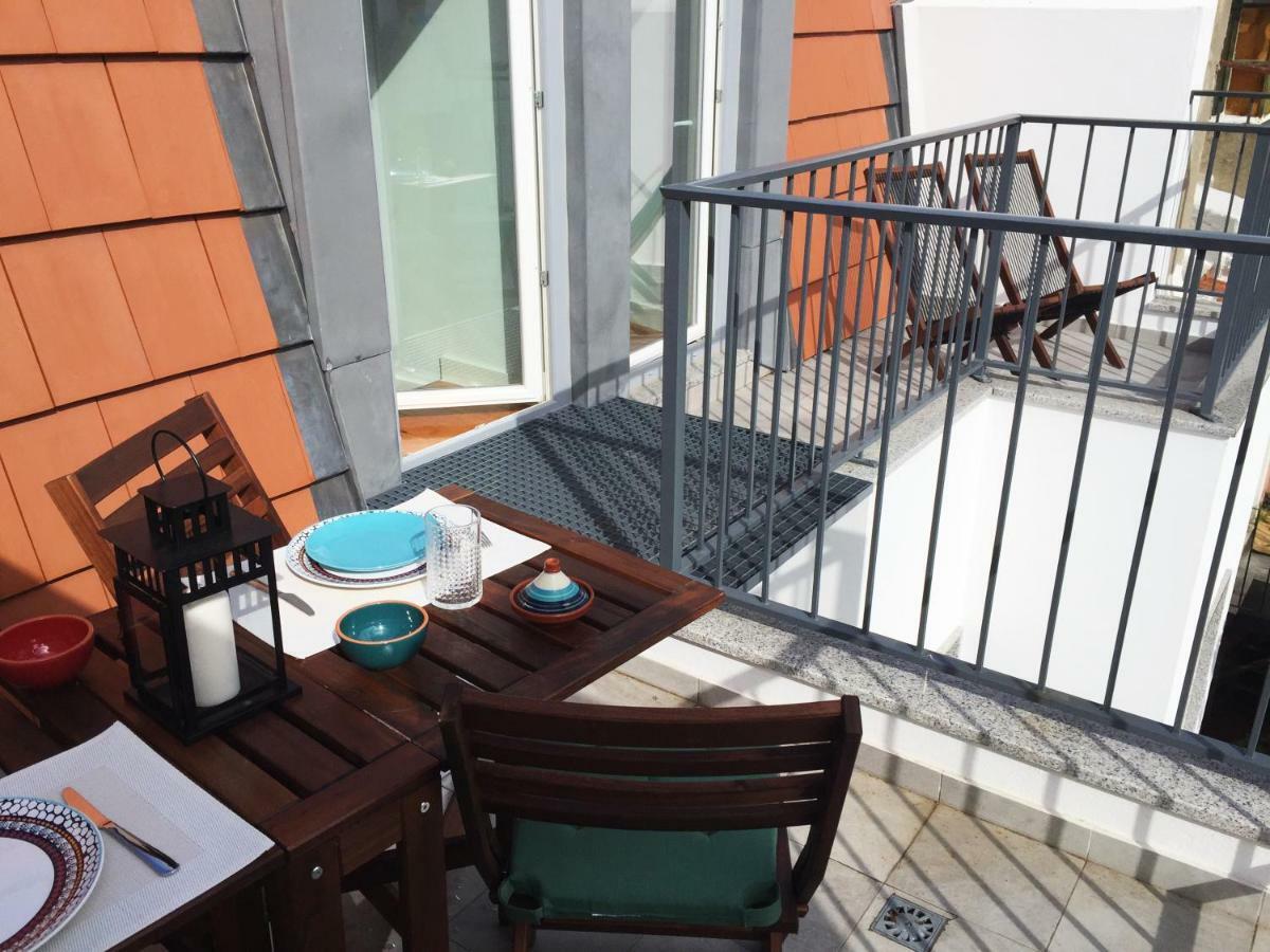 Ferienwohnung Apt Lumineux Terrasse Principe Real Lisboa Exterior foto